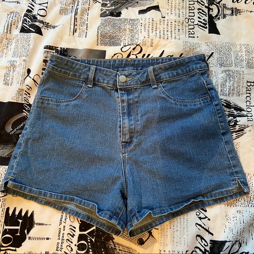 High Waisted Short Denim Shorts
